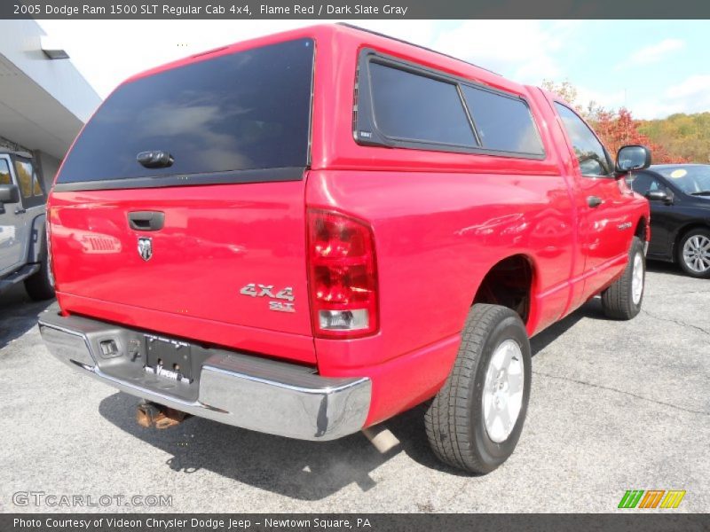 Flame Red / Dark Slate Gray 2005 Dodge Ram 1500 SLT Regular Cab 4x4