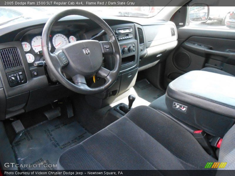 Flame Red / Dark Slate Gray 2005 Dodge Ram 1500 SLT Regular Cab 4x4