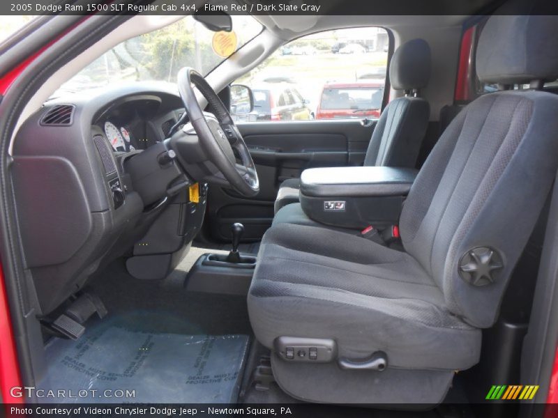 Flame Red / Dark Slate Gray 2005 Dodge Ram 1500 SLT Regular Cab 4x4