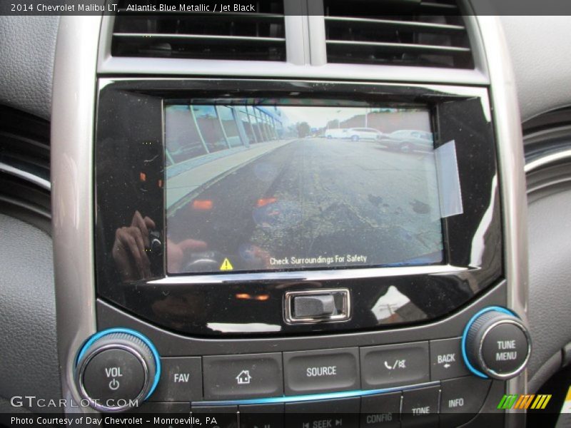 Atlantis Blue Metallic / Jet Black 2014 Chevrolet Malibu LT