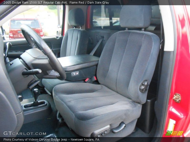 Flame Red / Dark Slate Gray 2005 Dodge Ram 1500 SLT Regular Cab 4x4