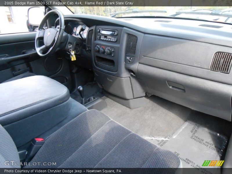 Flame Red / Dark Slate Gray 2005 Dodge Ram 1500 SLT Regular Cab 4x4