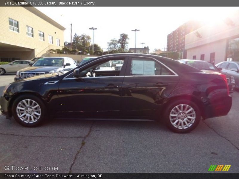 Black Raven / Ebony 2011 Cadillac CTS 3.0 Sedan