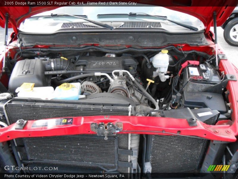 Flame Red / Dark Slate Gray 2005 Dodge Ram 1500 SLT Regular Cab 4x4