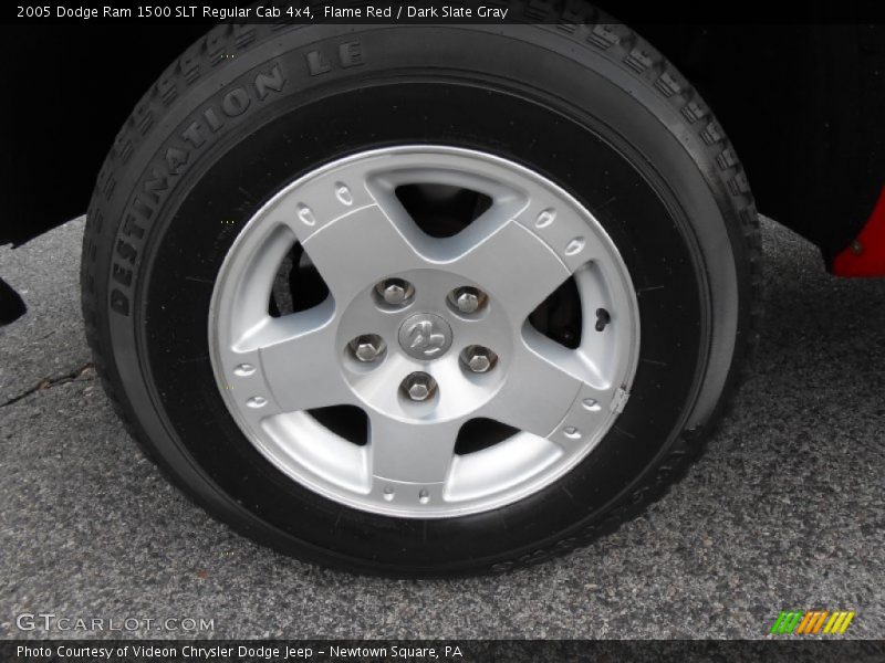Flame Red / Dark Slate Gray 2005 Dodge Ram 1500 SLT Regular Cab 4x4