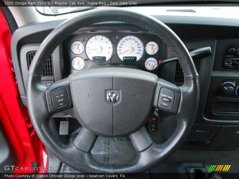 Flame Red / Dark Slate Gray 2005 Dodge Ram 1500 SLT Regular Cab 4x4