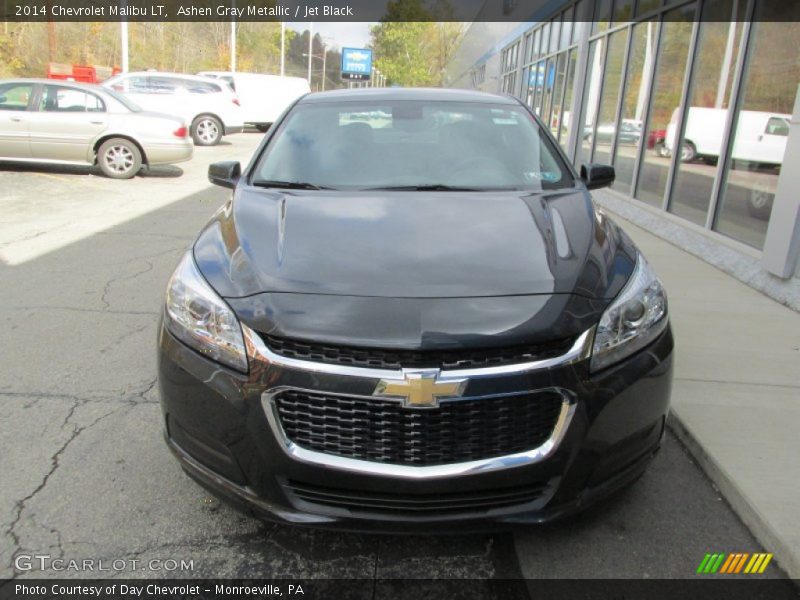 Ashen Gray Metallic / Jet Black 2014 Chevrolet Malibu LT