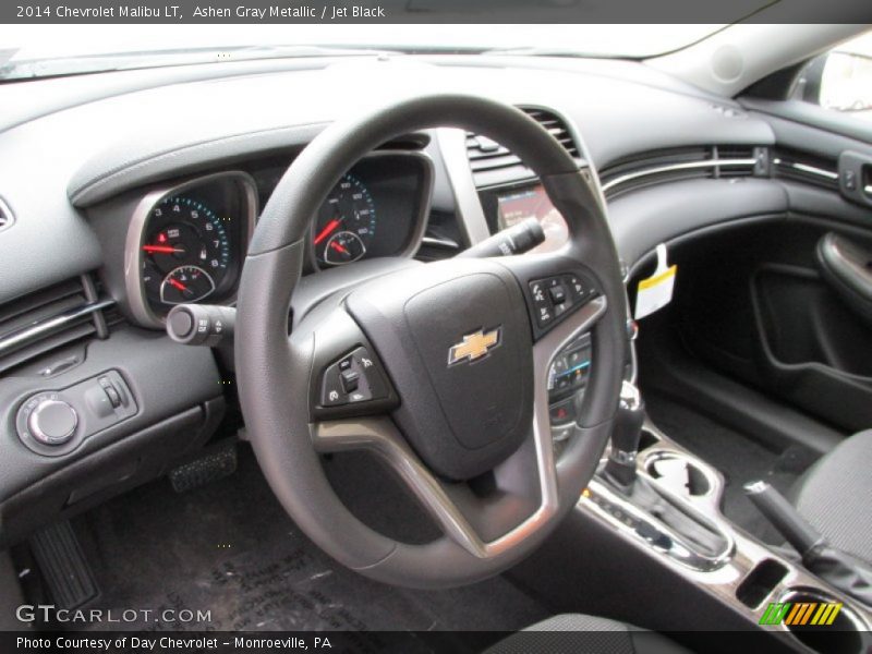 Ashen Gray Metallic / Jet Black 2014 Chevrolet Malibu LT