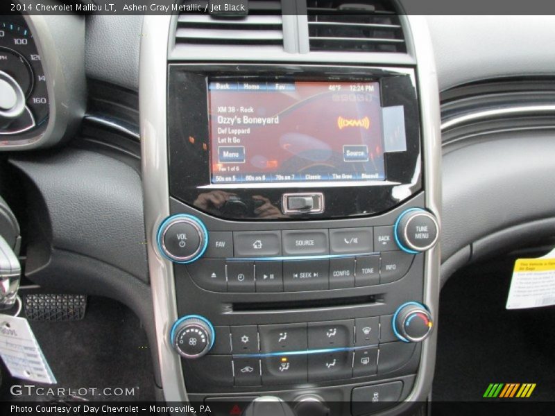 Ashen Gray Metallic / Jet Black 2014 Chevrolet Malibu LT