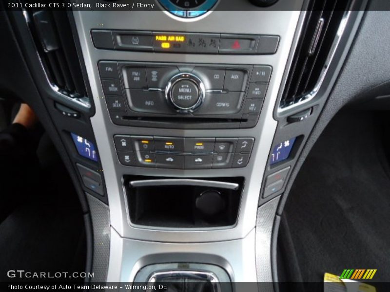 Black Raven / Ebony 2011 Cadillac CTS 3.0 Sedan