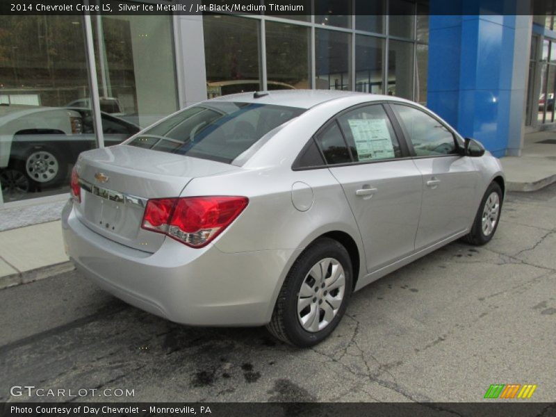 Silver Ice Metallic / Jet Black/Medium Titanium 2014 Chevrolet Cruze LS