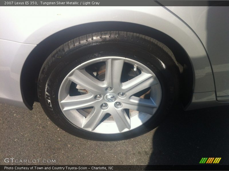 Tungsten Silver Metallic / Light Gray 2007 Lexus ES 350