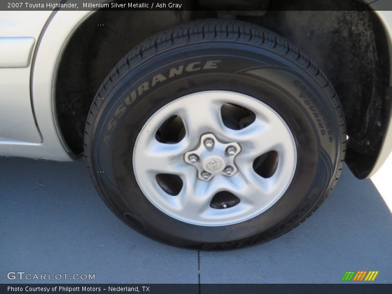 Millenium Silver Metallic / Ash Gray 2007 Toyota Highlander