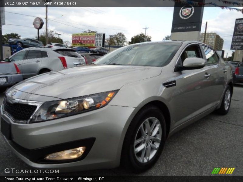 Satin Metal / Beige 2012 Kia Optima LX