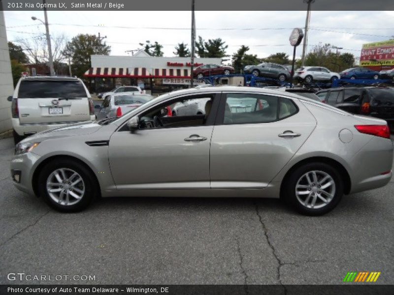 Satin Metal / Beige 2012 Kia Optima LX