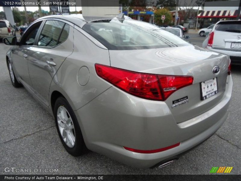 Satin Metal / Beige 2012 Kia Optima LX