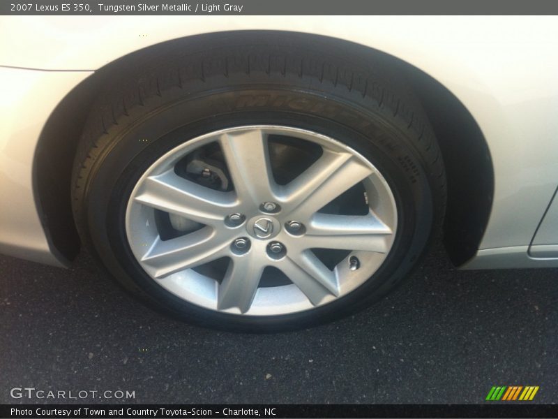 Tungsten Silver Metallic / Light Gray 2007 Lexus ES 350