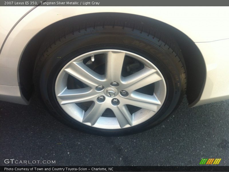Tungsten Silver Metallic / Light Gray 2007 Lexus ES 350