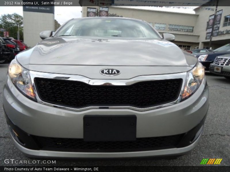Satin Metal / Beige 2012 Kia Optima LX