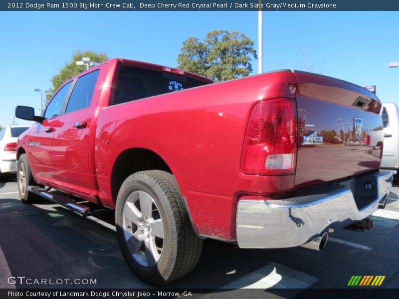 Deep Cherry Red Crystal Pearl / Dark Slate Gray/Medium Graystone 2012 Dodge Ram 1500 Big Horn Crew Cab
