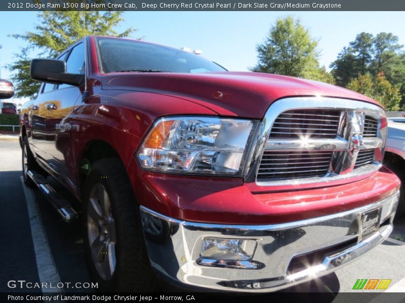 Deep Cherry Red Crystal Pearl / Dark Slate Gray/Medium Graystone 2012 Dodge Ram 1500 Big Horn Crew Cab
