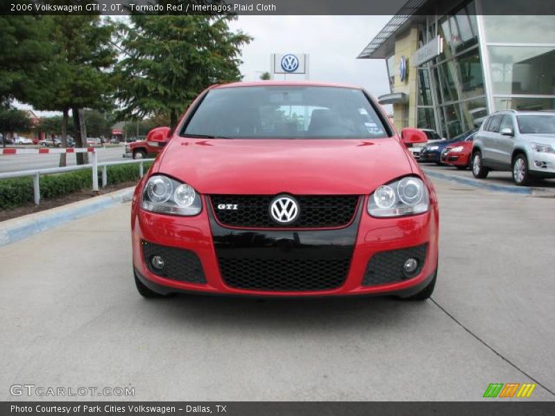 Tornado Red / Interlagos Plaid Cloth 2006 Volkswagen GTI 2.0T