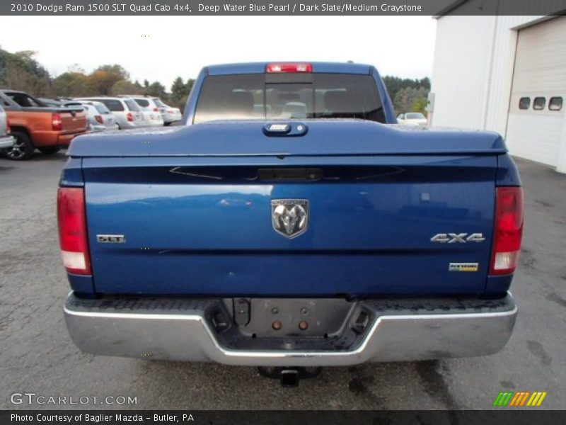 Deep Water Blue Pearl / Dark Slate/Medium Graystone 2010 Dodge Ram 1500 SLT Quad Cab 4x4
