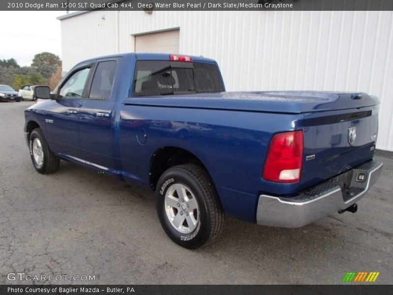 Deep Water Blue Pearl / Dark Slate/Medium Graystone 2010 Dodge Ram 1500 SLT Quad Cab 4x4