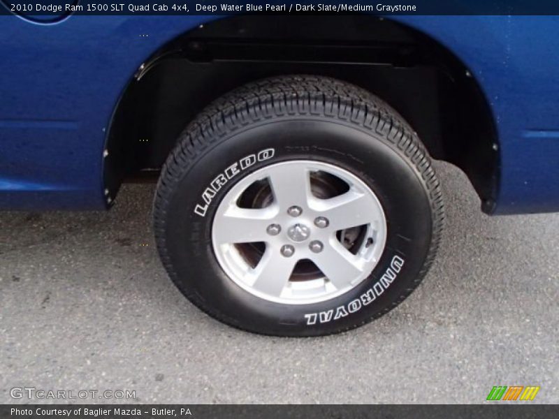 Deep Water Blue Pearl / Dark Slate/Medium Graystone 2010 Dodge Ram 1500 SLT Quad Cab 4x4