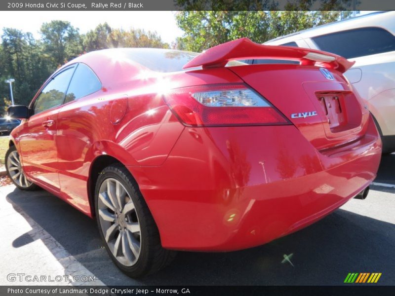 Rallye Red / Black 2009 Honda Civic Si Coupe