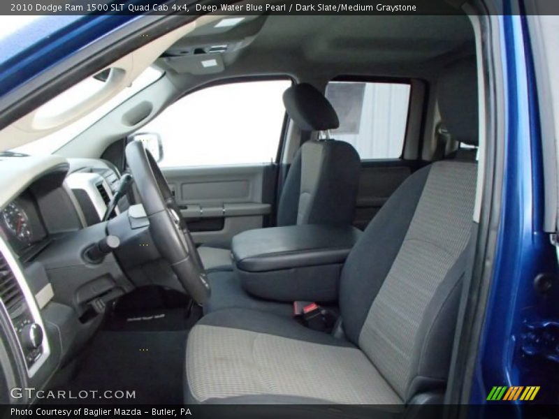 Deep Water Blue Pearl / Dark Slate/Medium Graystone 2010 Dodge Ram 1500 SLT Quad Cab 4x4