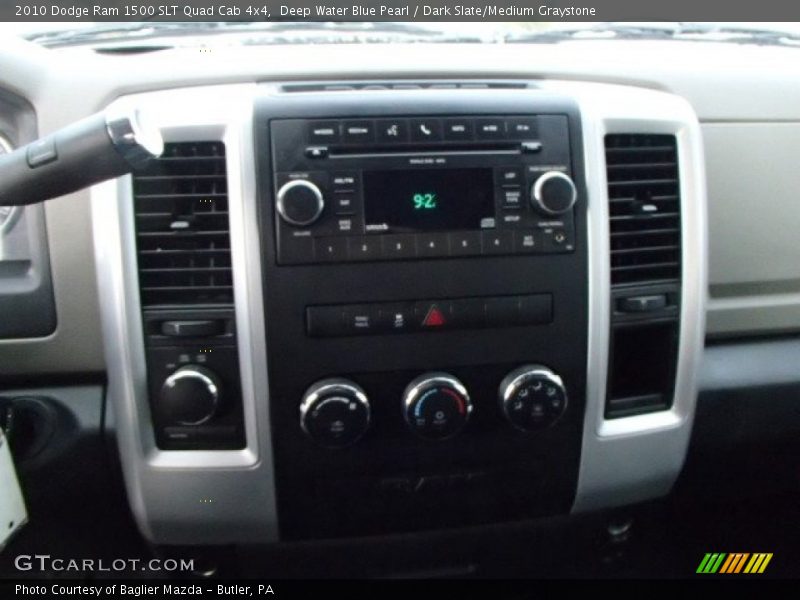 Deep Water Blue Pearl / Dark Slate/Medium Graystone 2010 Dodge Ram 1500 SLT Quad Cab 4x4