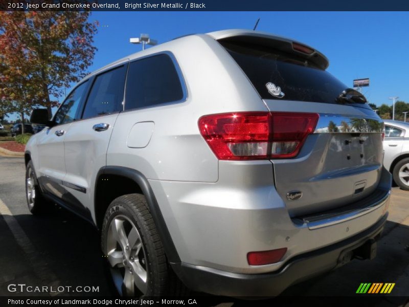 Bright Silver Metallic / Black 2012 Jeep Grand Cherokee Overland