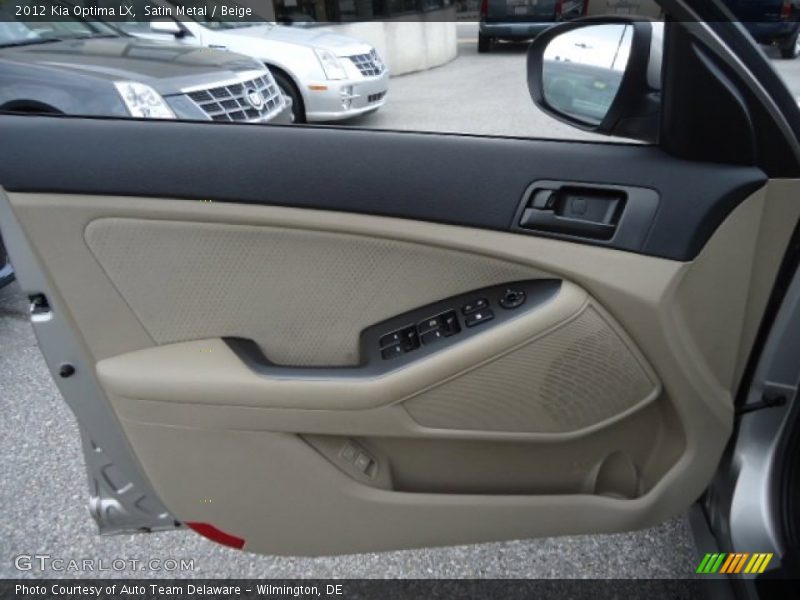 Satin Metal / Beige 2012 Kia Optima LX