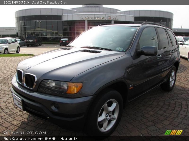 Steel Grey Metallic / Grey 2002 BMW X5 3.0i