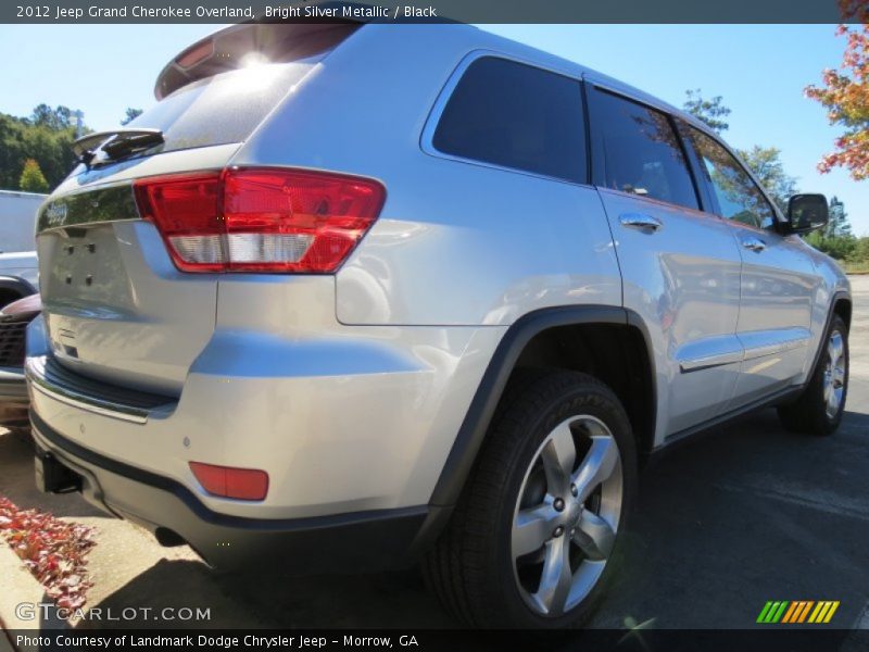 Bright Silver Metallic / Black 2012 Jeep Grand Cherokee Overland