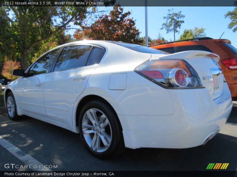 Winter Frost White / Charcoal 2012 Nissan Altima 3.5 SR