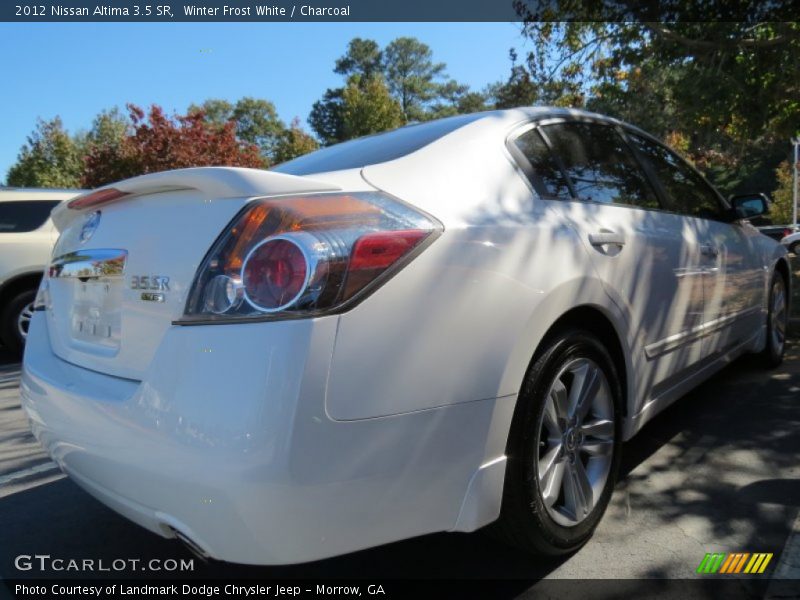 Winter Frost White / Charcoal 2012 Nissan Altima 3.5 SR