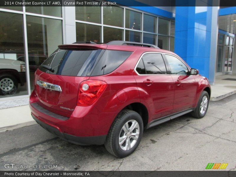 Crystal Red Tintcoat / Jet Black 2014 Chevrolet Equinox LT AWD