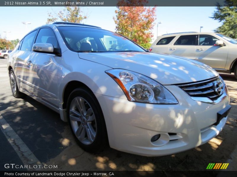 Winter Frost White / Charcoal 2012 Nissan Altima 3.5 SR