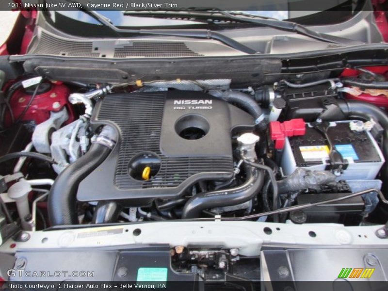 Cayenne Red / Black/Silver Trim 2011 Nissan Juke SV AWD