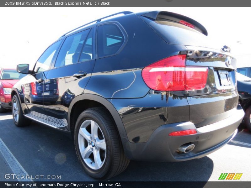 Black Sapphire Metallic / Black 2009 BMW X5 xDrive35d