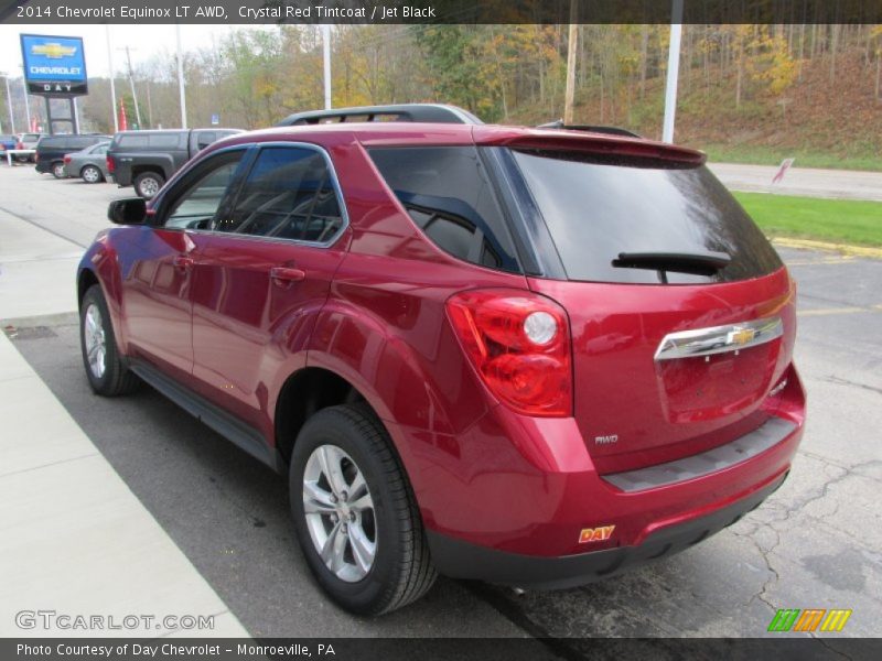 Crystal Red Tintcoat / Jet Black 2014 Chevrolet Equinox LT AWD