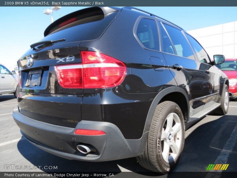 Black Sapphire Metallic / Black 2009 BMW X5 xDrive35d