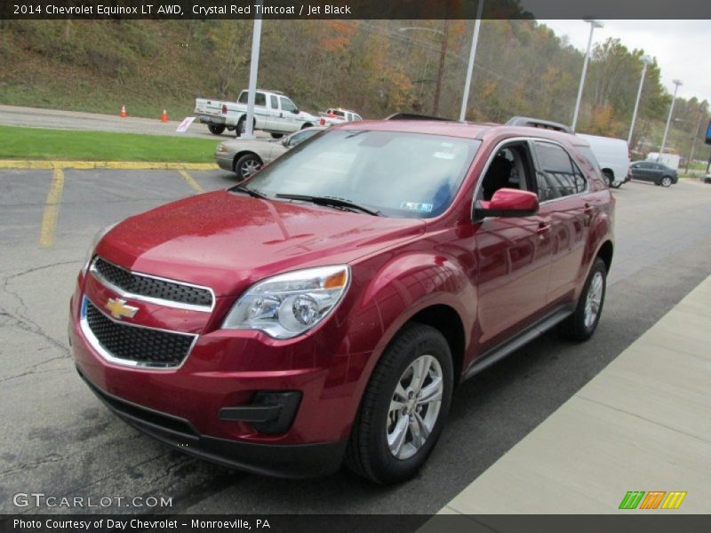 Crystal Red Tintcoat / Jet Black 2014 Chevrolet Equinox LT AWD