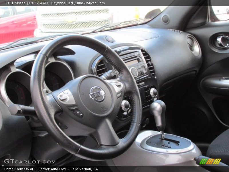 Cayenne Red / Black/Silver Trim 2011 Nissan Juke SV AWD