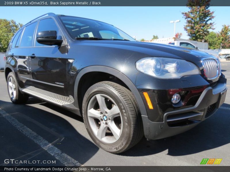 Black Sapphire Metallic / Black 2009 BMW X5 xDrive35d