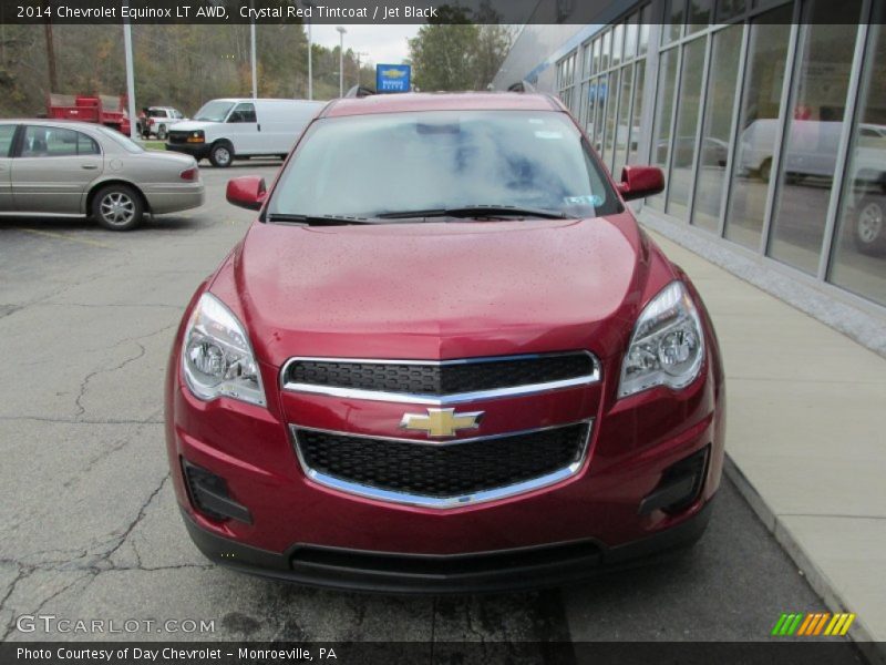 Crystal Red Tintcoat / Jet Black 2014 Chevrolet Equinox LT AWD