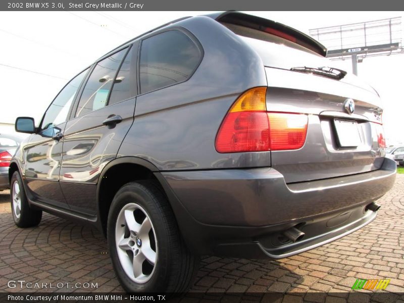 Steel Grey Metallic / Grey 2002 BMW X5 3.0i