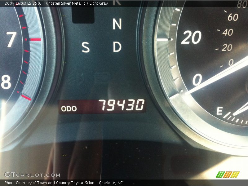 Tungsten Silver Metallic / Light Gray 2007 Lexus ES 350